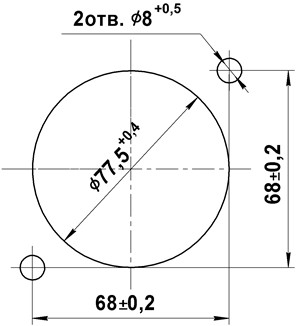 Способ крепления к щиту вольтметра ЭВ0203