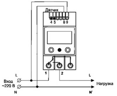 Схема Терморегулятора ТК 4