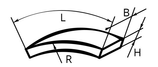 Схема Фрикционного диска ФА-127 (295х100х700х25)